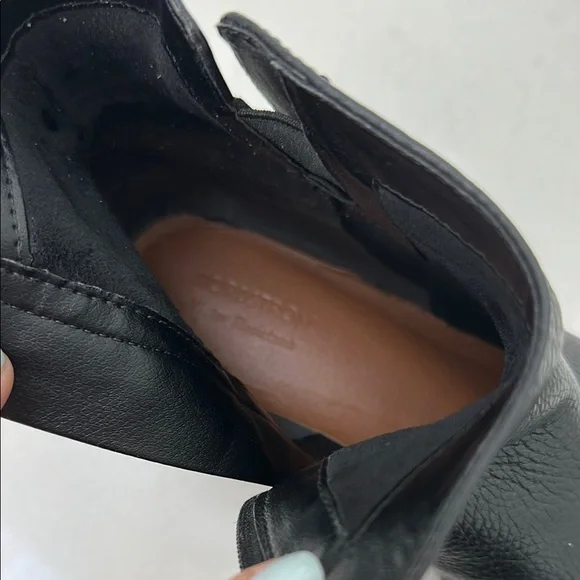 Black Leather Chelsea Ankle Boots - Water Resistant - 9 - Picture 4 of 4